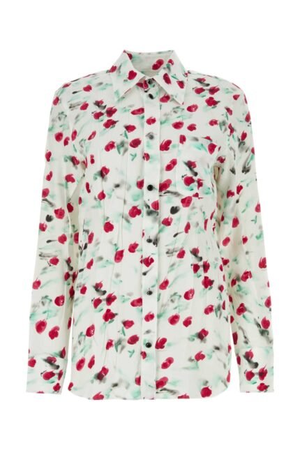 Printed viscose shirt