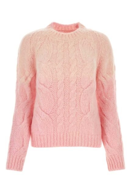 Pink mohair blend sweater