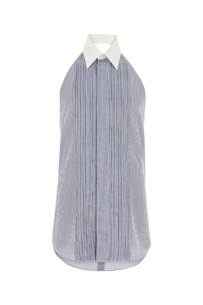 Embroidered viscose blend shirt - Image 1
