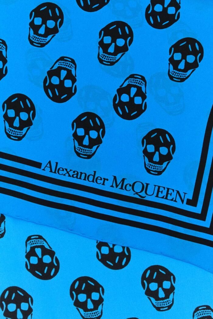 Printed satin foulard - Image 2