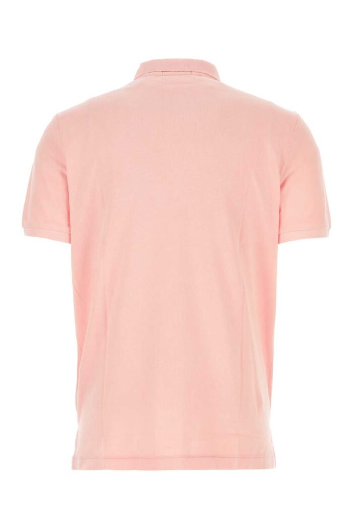 Pink piquet polo shirt - Image 2
