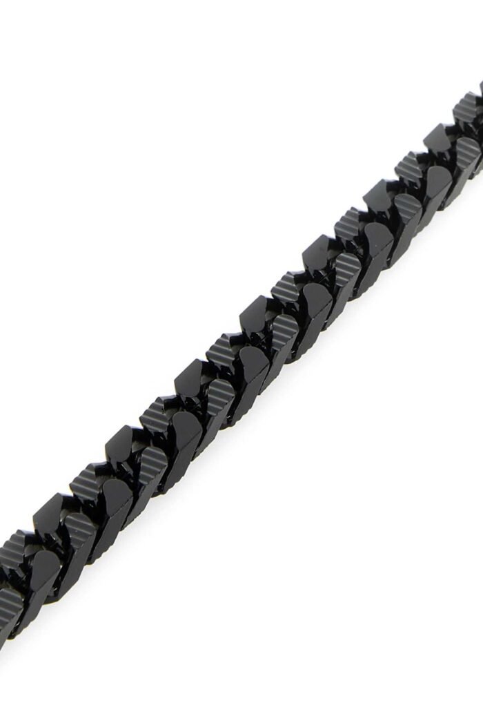 Black metal necklace - Image 3