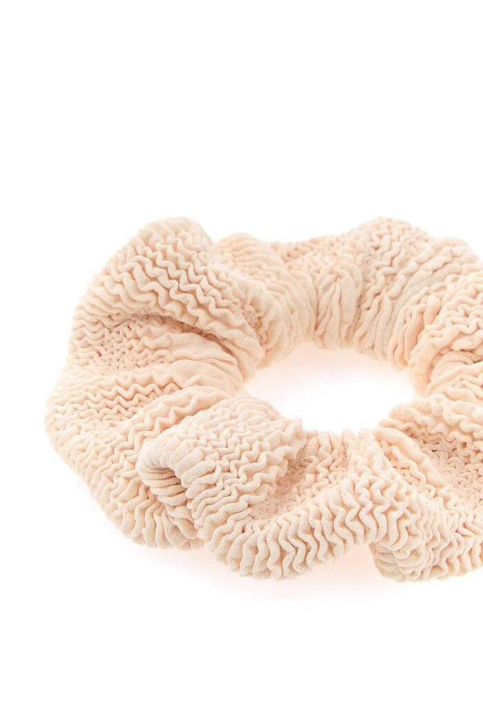 Light pink fabric scrunchie - Image 2
