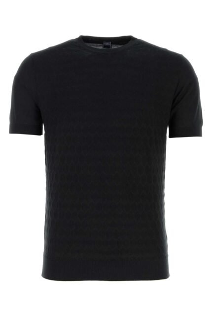 Black cotton sweater