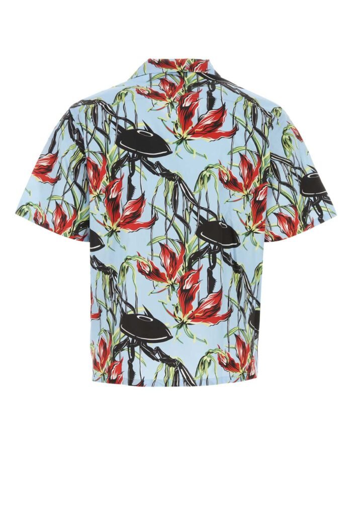 Printed poplin shirt - Image 2