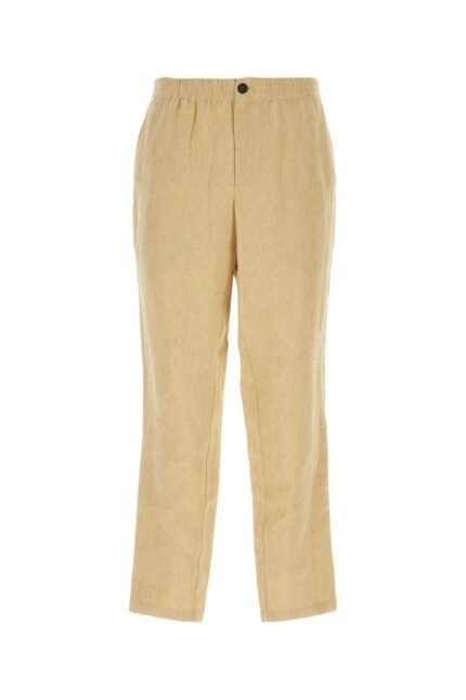 Beige linen pant