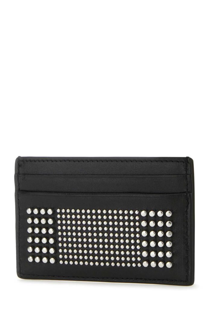 Black leather card holder - Image 2