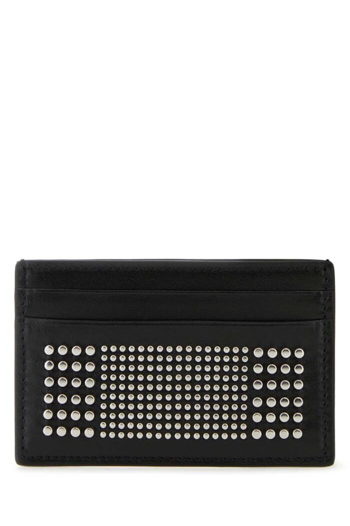 Black leather card holder - Image 3
