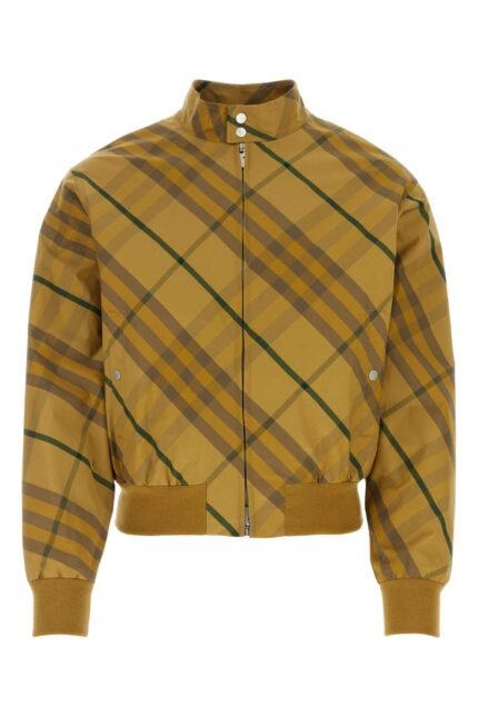 Embroidered cotton bomber jacket