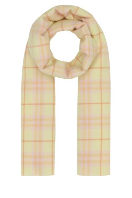 Embroidered cashmere scarf