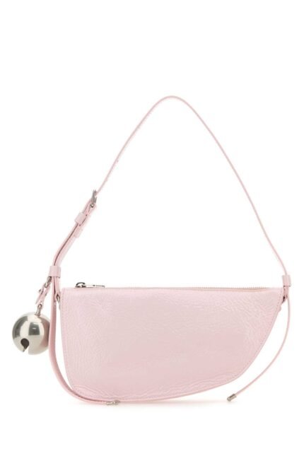 Pink leather Knight small shoulder bag