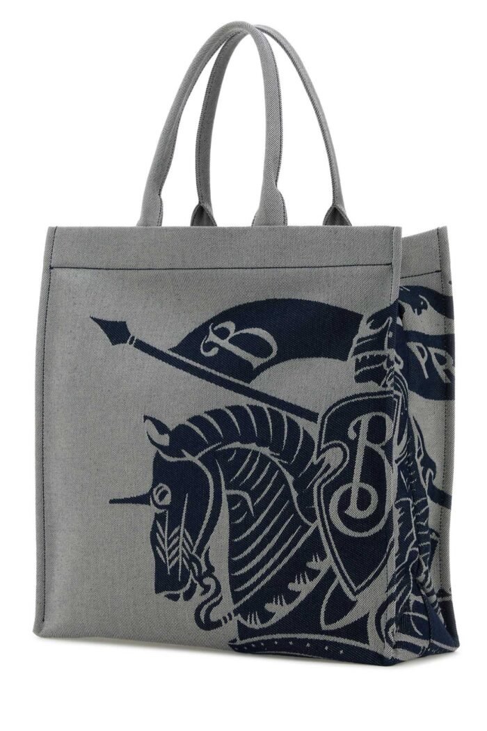 Embroidered canvas shopping bag - Image 2