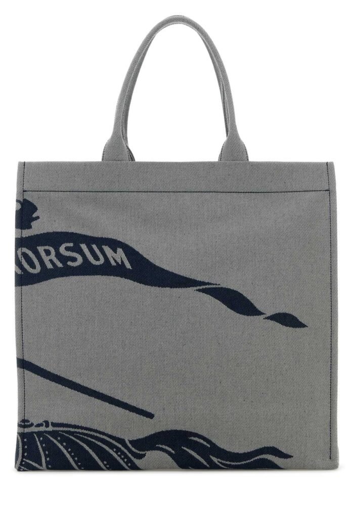 Embroidered canvas shopping bag - Image 3