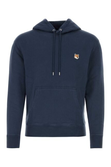 Navy blue cotton sweatshirt