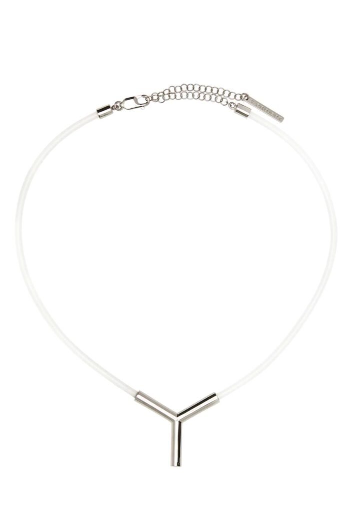 Transparent PVC Y necklace - Image 1