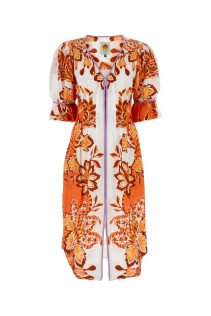Printed tencel blend Aura dress