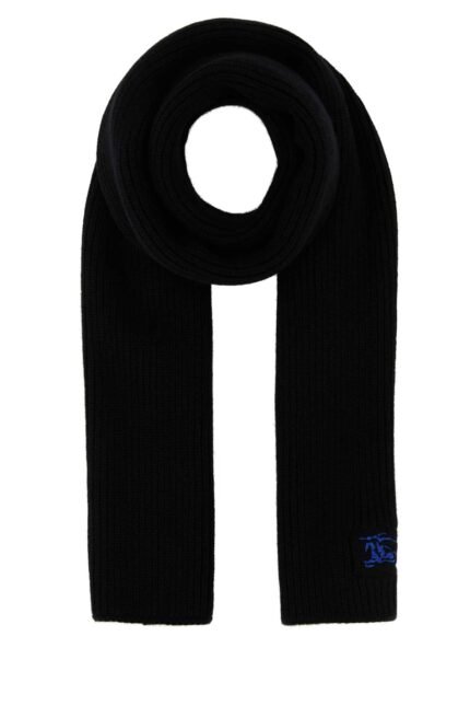 Black cashmere scarf