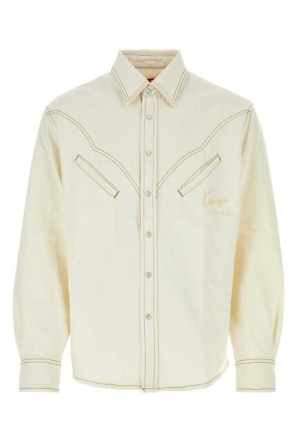 Ivory denim shirt