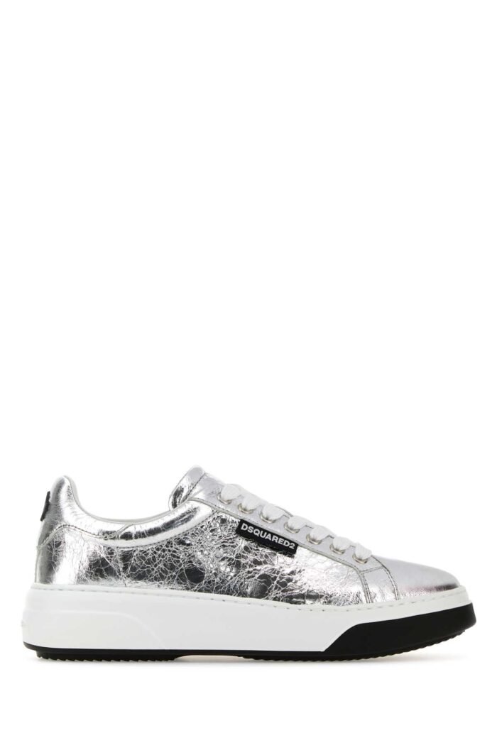 Silver leather Bumper sneakers - Image 1
