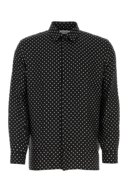 Printed silk shirt