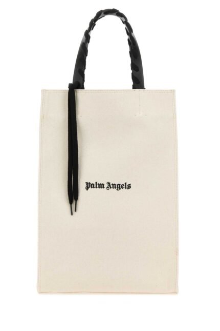 Ivory canvas shopping bag