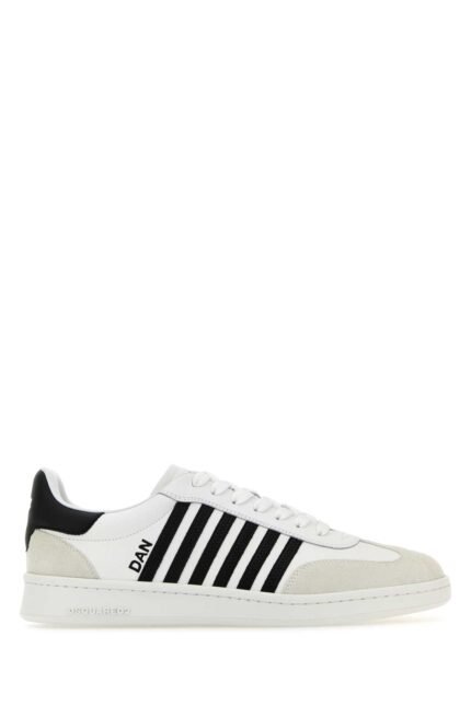 White leather Boxer sneakers