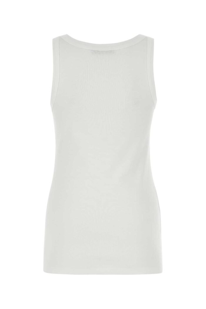 White cotton tank top - Image 2