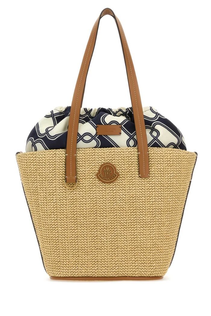 Raffia small Hubba shopping bag - Image 1