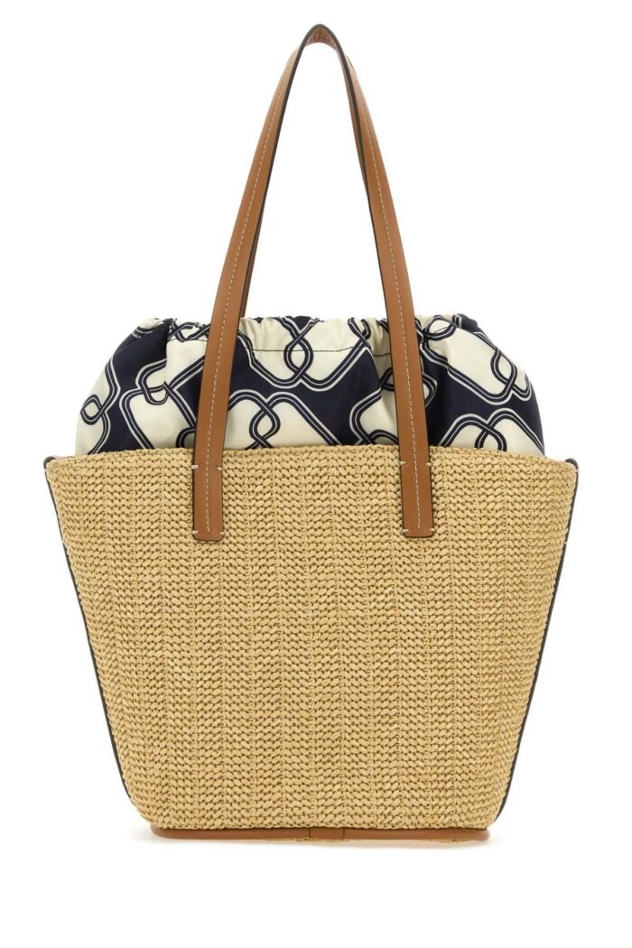Raffia small Hubba shopping bag - Image 3