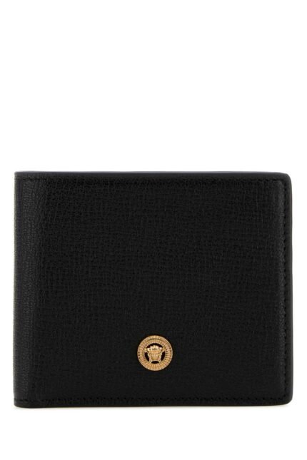 Black leather wallet
