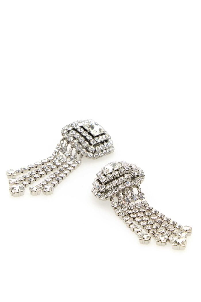 Embellished metal earrings - Image 2