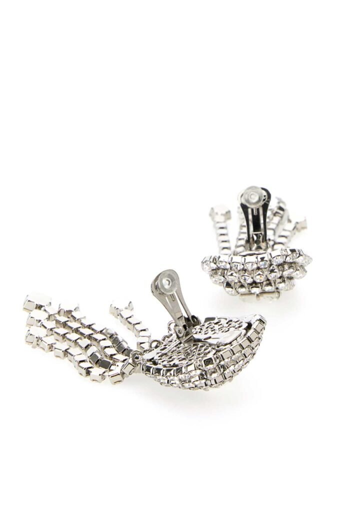 Embellished metal earrings - Image 3