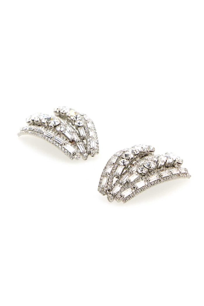 Embellished metal earrings - Image 2