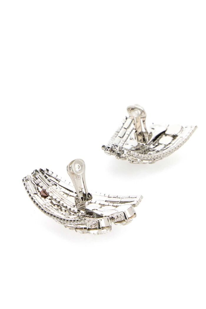 Embellished metal earrings - Image 3
