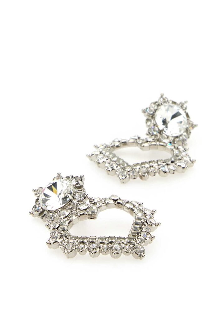 Embellished metal earrings - Image 2
