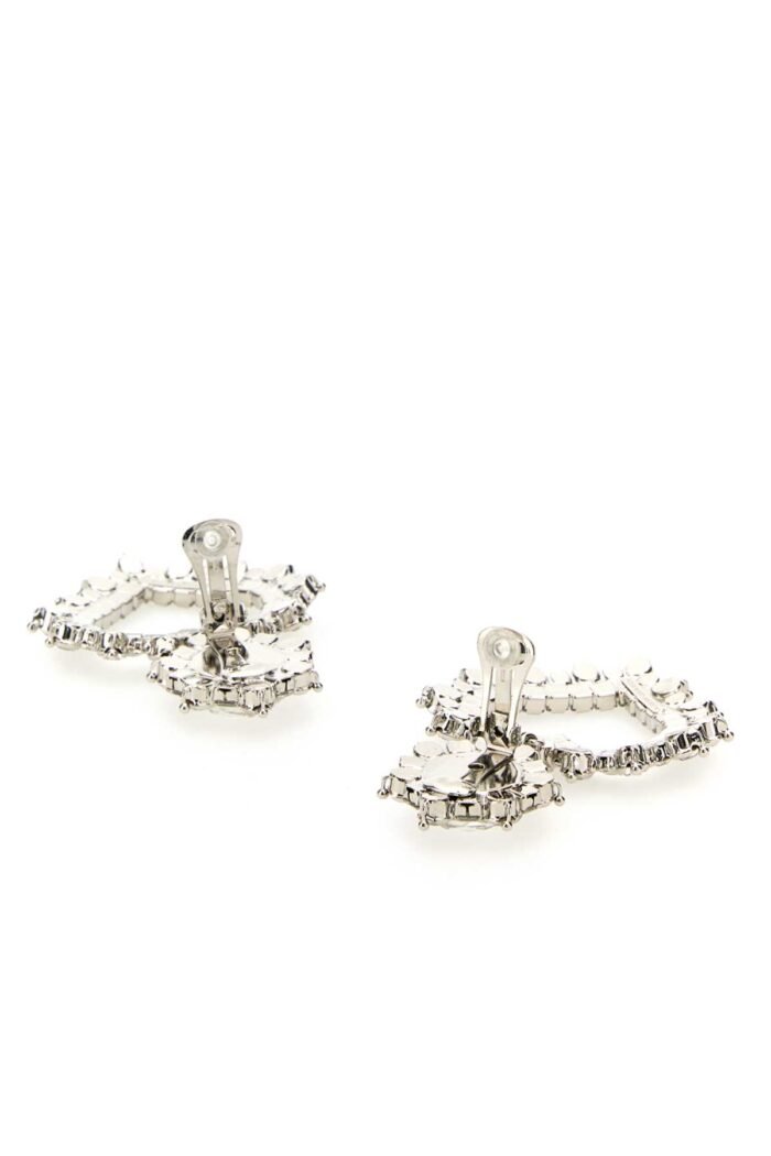 Embellished metal earrings - Image 3