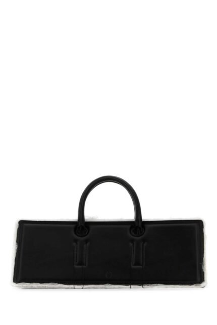 Black leather Otto handbag