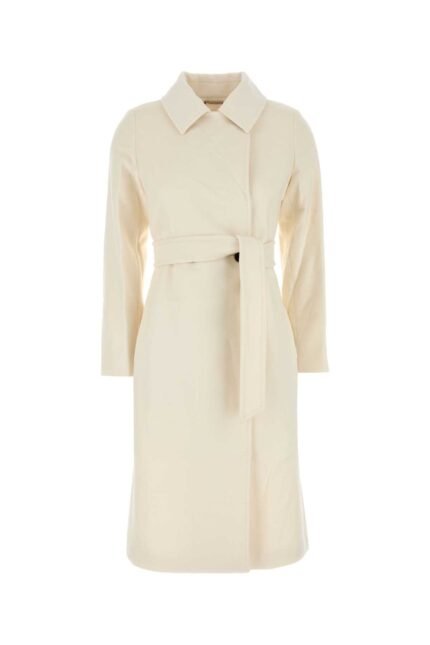 White wool Bcollag coat