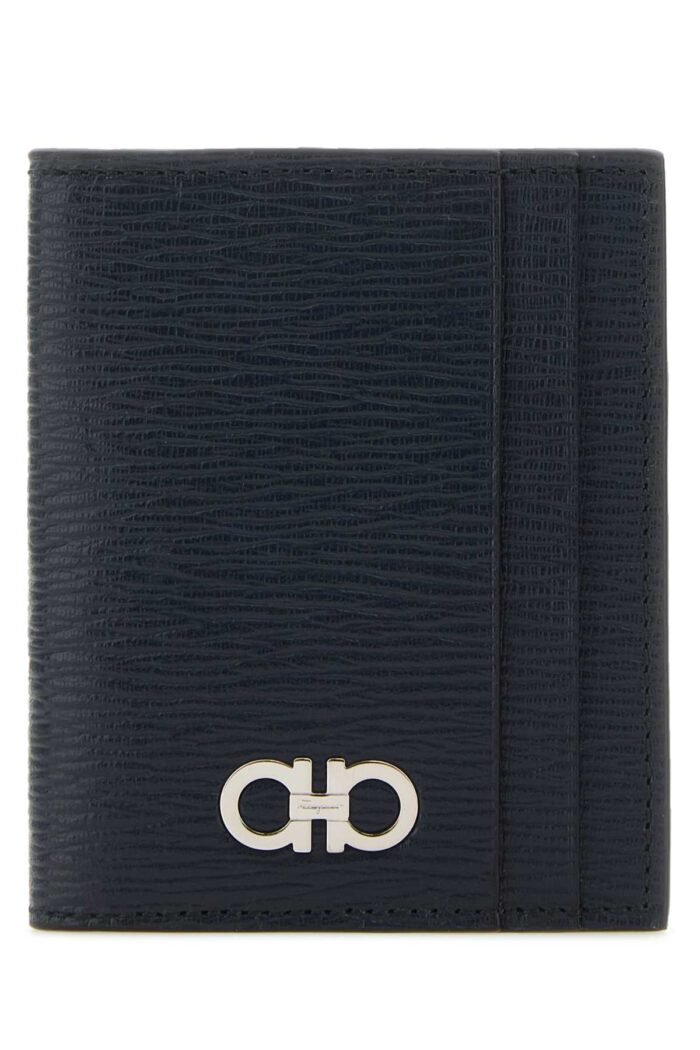 Black leather card holder - Image 1