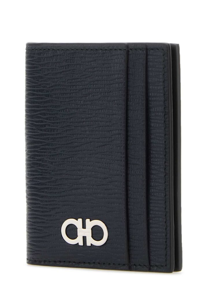 Black leather card holder - Image 2
