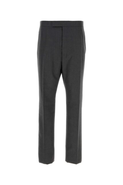 Graphite wool pant