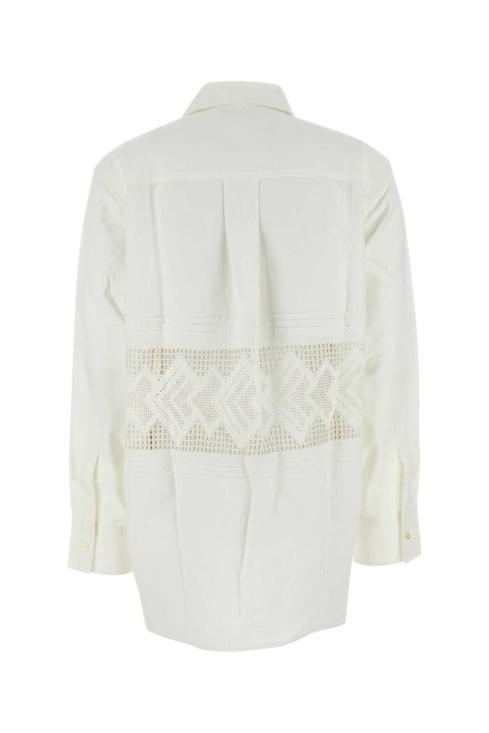 White cotton shirt - Image 2
