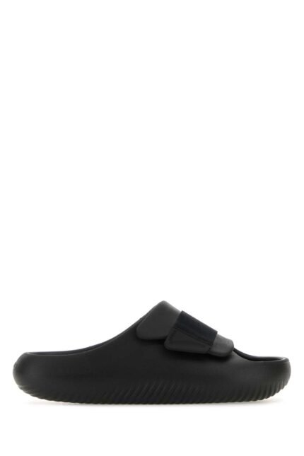 Black rubber Mellow Luxe Recovery slippers