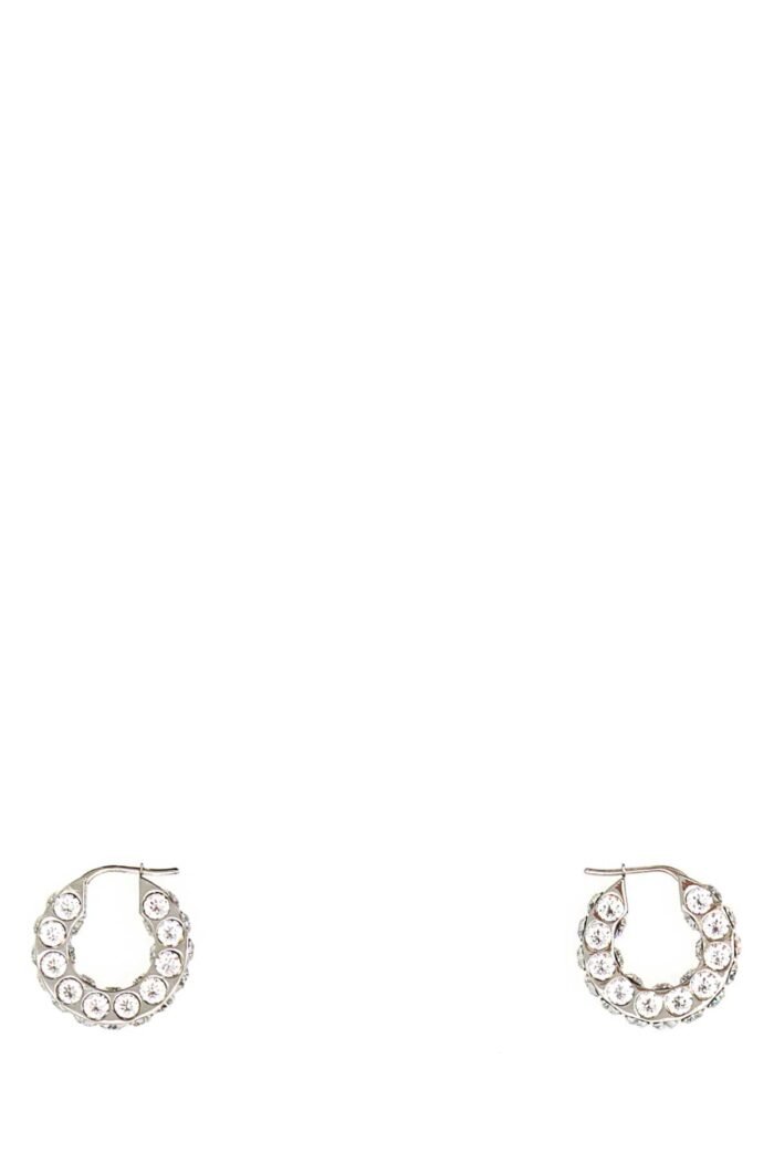 Embellished metal small Jaheel earrings - Image 1