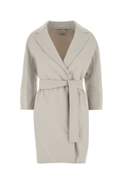 Chalk wool Arona coat