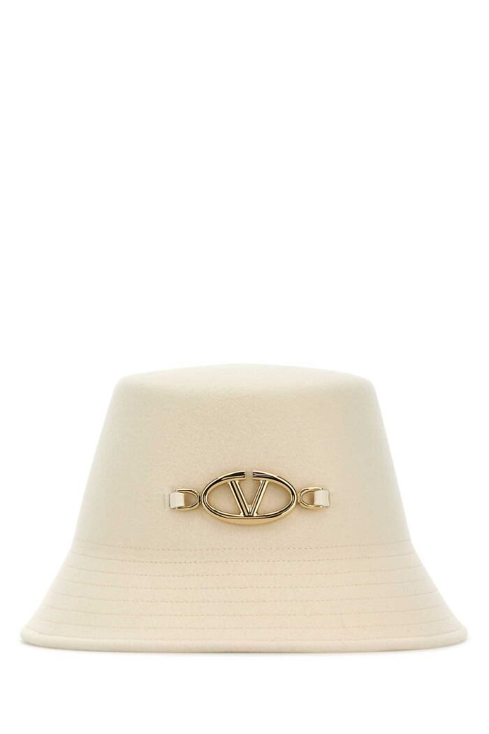 Ivory felt bucket hat - Image 1