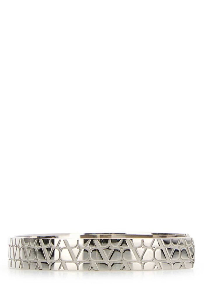 Silver metal VLogo bracelet - Image 2