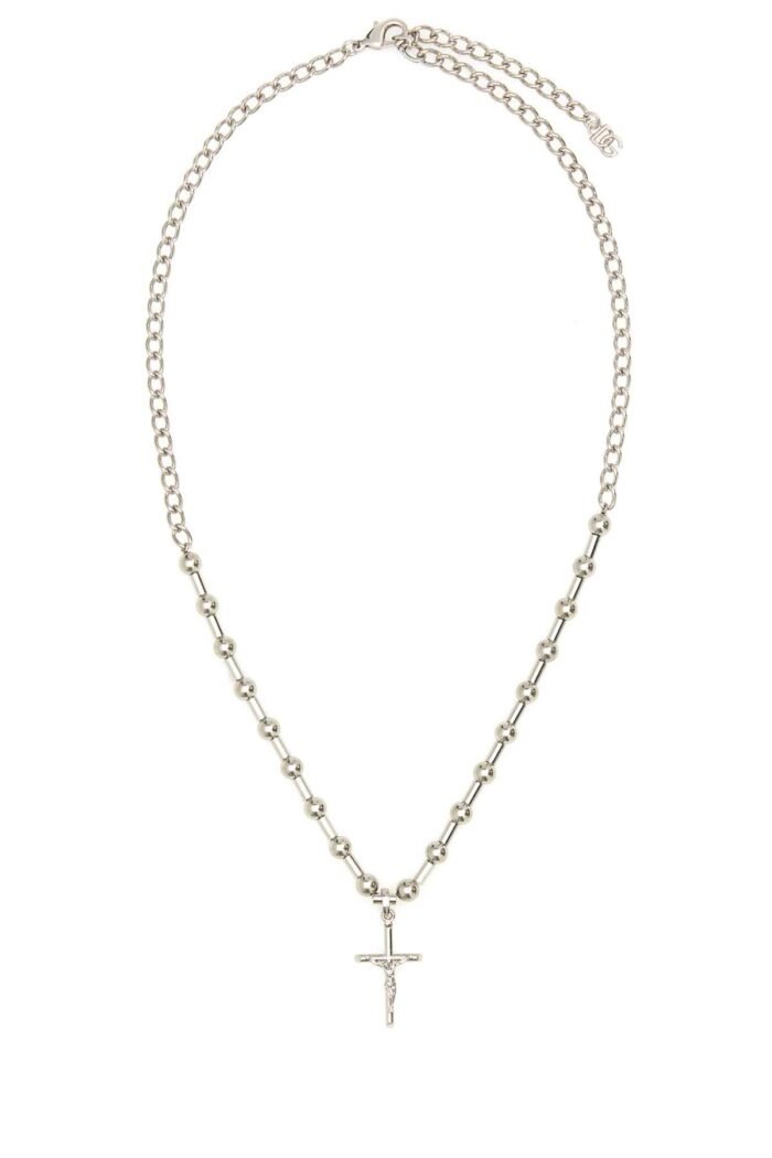 Silver metal necklace - Image 1