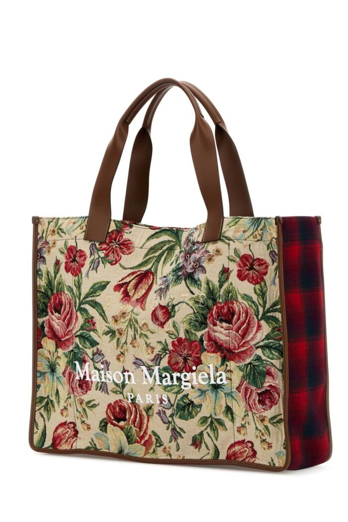 Embroidered canvas shopping bag - Image 2