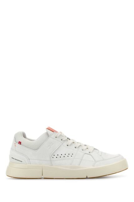 White synthetic leather and fabric The Roger Clubhouse sneakers